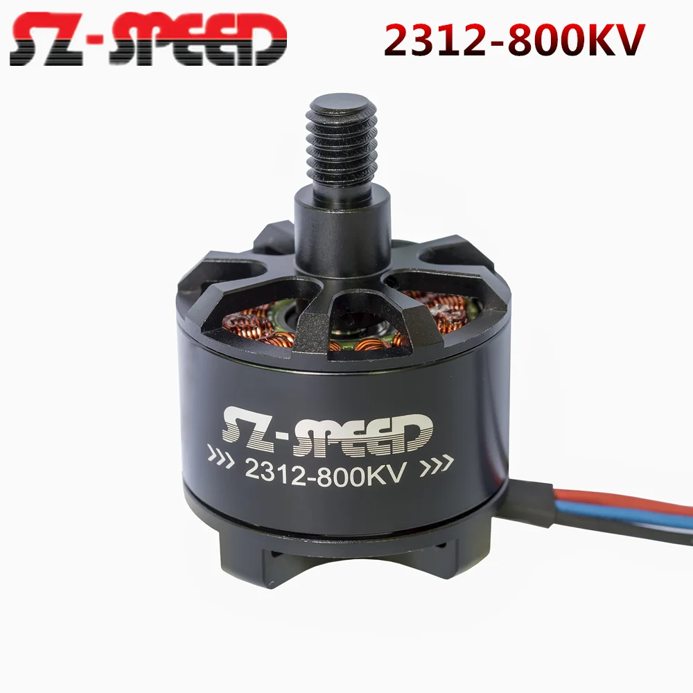 Sz-Speed 2312 800Kv 1000Kv 3-4S Lipo Cw Ccw Nero Efficiente Motore Brushless Per Elica Autobloccante Sprite 3 Pallini Aerei