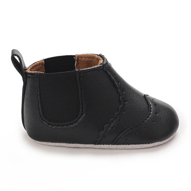 0-18M Newborn Baby Shoes Themed Solid color Boy Shoes Casual Sneakers Soft Sole Non-Slip Toddler First Walkers 4 Colors