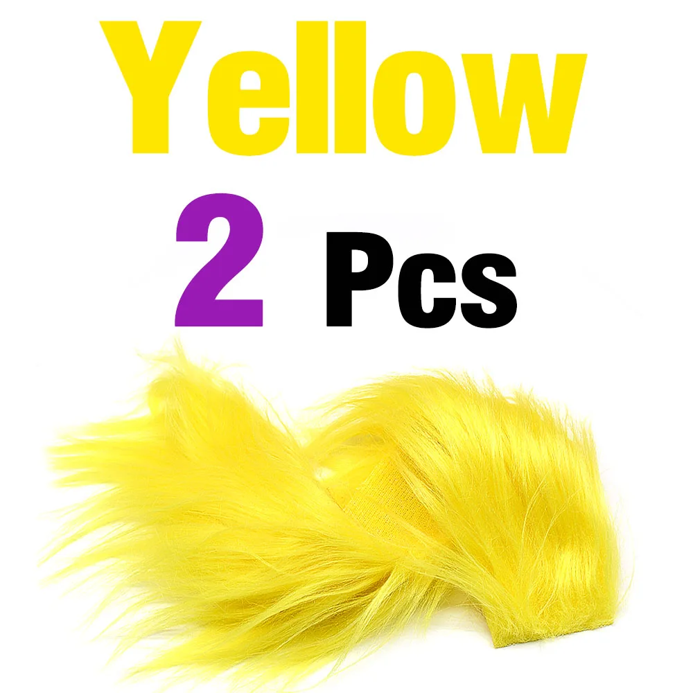 Vibrant 9-Color Synthetic Long Hair Craft Fur