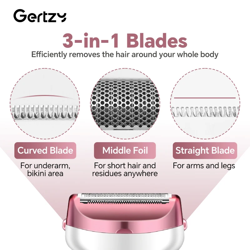 USB four in one electric shaver – suitable for face, nose, legs, armpits, painless trimmer – portable beauty toolkit BEST SELLERS