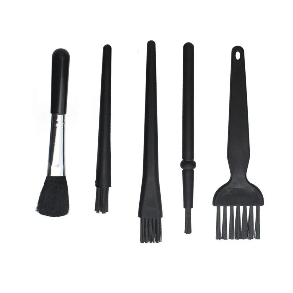 

5pcs Anti Static Brush Fiber Details Cleaning Brush Tool Dust Brush Kit For Phone Tablet Computer Keyboard Household Cleaning