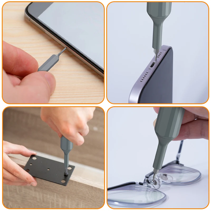 TASKTOOL Magnetisches Präzisions-Schraubendreher-Set, 39-in-1, mit 24-teiligem Mini-Taschenschraubendreher-Set, kleines Reparaturset für Mobilgeräte – Detail 11