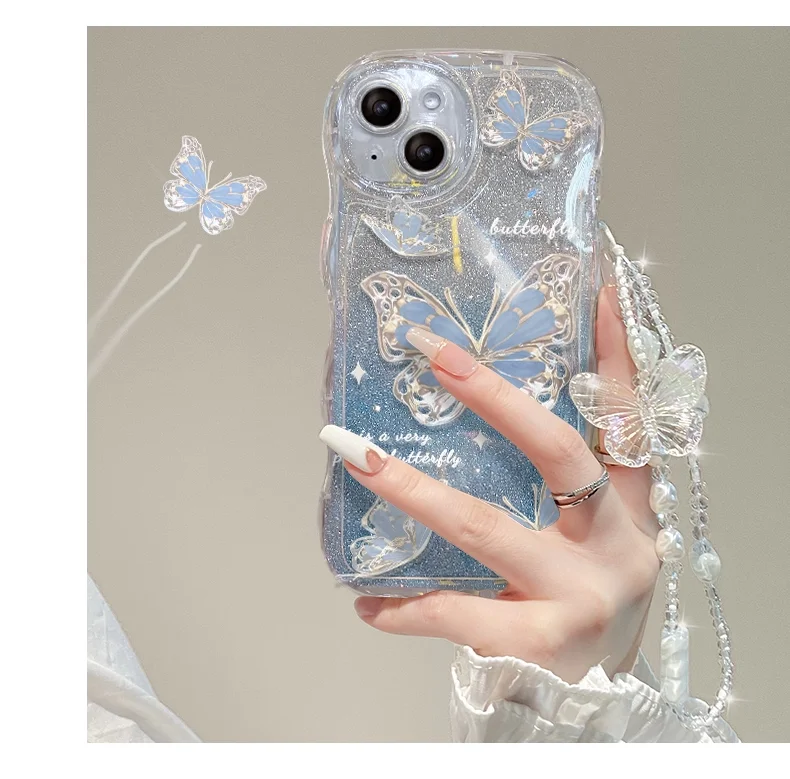 Butterfly Design Protective Phone Case