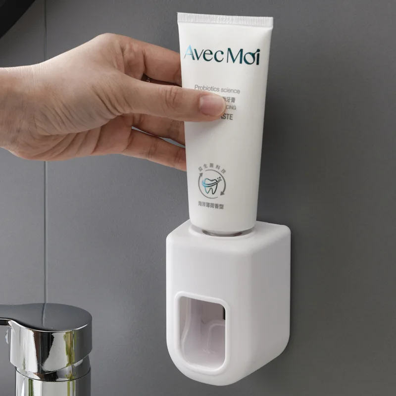Wall Mounted Automatic Toothpaste Squeezer Lazy God Tool Bathroom, Toilet Wall, Non Perforated Daily Necessities 4