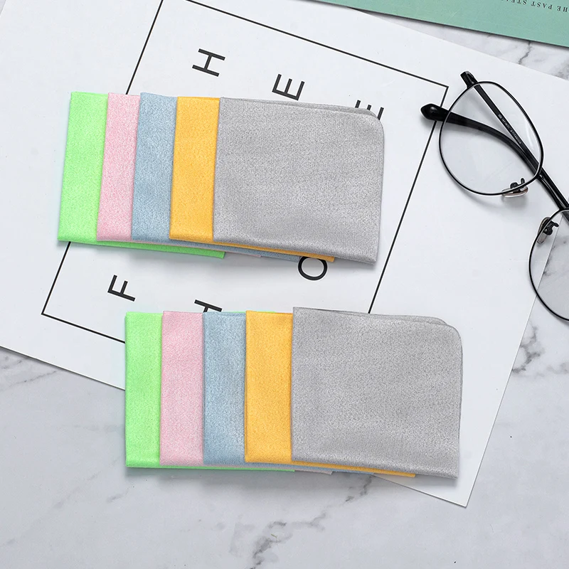 Premium Suede Microfiber Lens Cloth | Ultra-Soft for Glasses/Phone/Camera | Anti-Scratch & Quick-Dry | Eco-Friendly, No Shedding