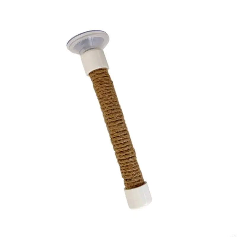 Rod Swing Toy for Bird Perch Stand Grinding Scratchers Perch Suction Cup Molar Chew Toy for Parrots Parakeets