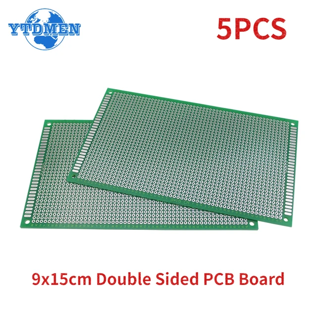 10Pcs Universal PCB Prototyping Board, Double Sides Solderable Breadboard  PCB Board Tin Plated Perf Board, Electronics DIY Soldering Universal  Circuit