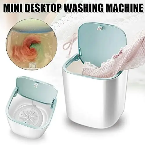 Portable Turbo Washing Machine USB Small-scale Cleaning Machine Lazy Panties Necktie Washing