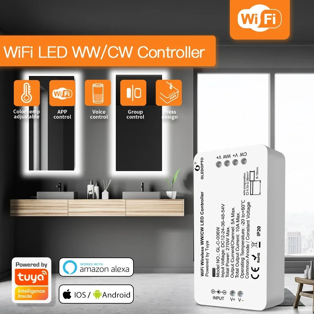 

Умный контроллер Gledopto Yandex Alice с Wi-Fi