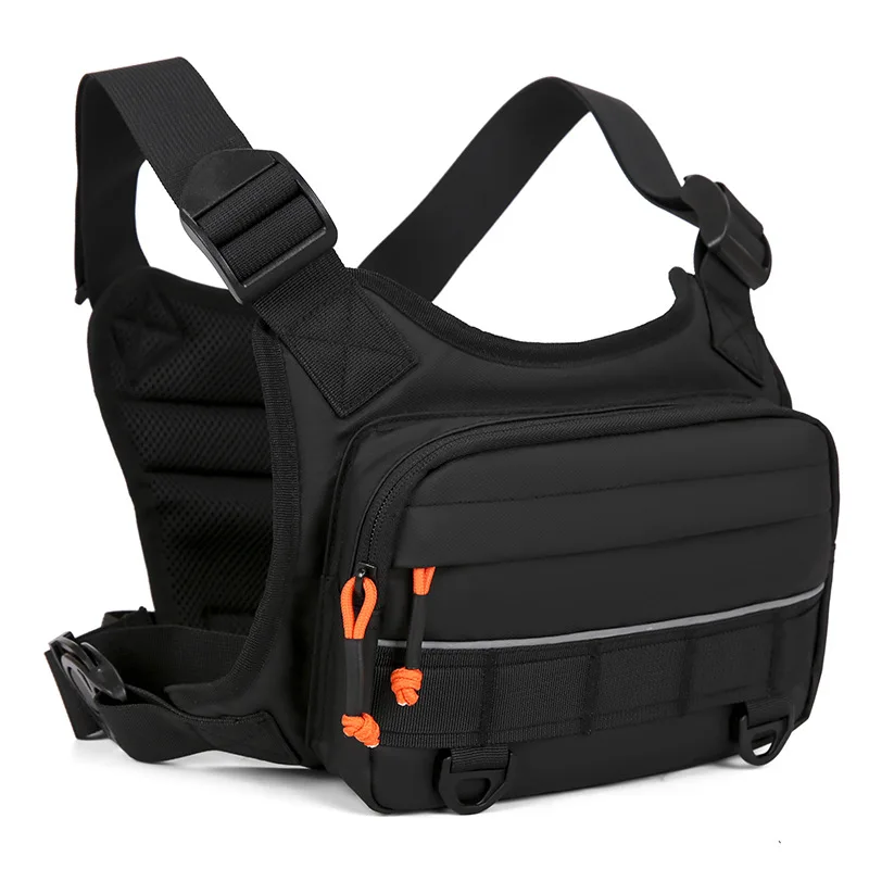 Front Chest Bag Camping Vest Backpack for Men Women Running Tactical Pack Sports Outdoor Cycling Running Fishing Travel Rig Bag