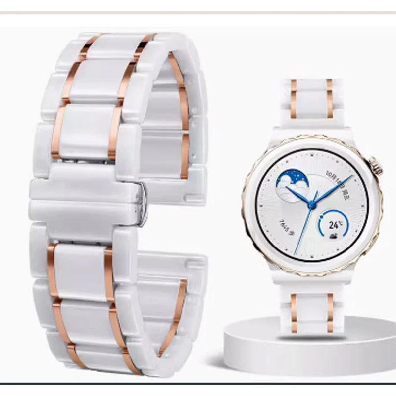 Watch Strap Huawei Watch Gt3 Pro Ceramic | Women Huawei Watch Gt3  