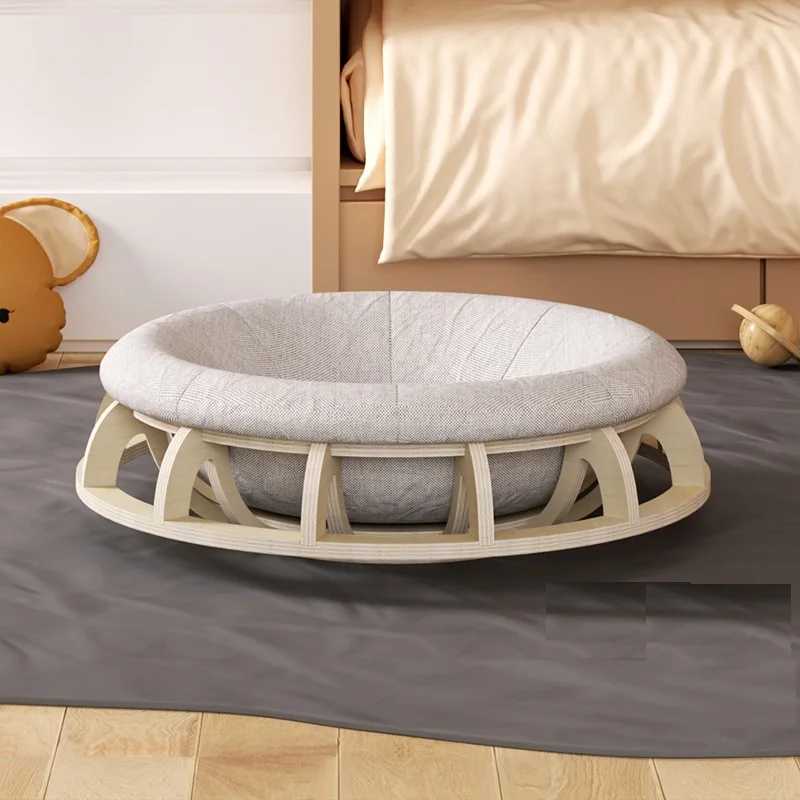 

Gyro Shape Cat Nest Dog Bed Cat Sleeping Bed Warm Comfortable Pet Supplies Four Seasons Universal Kitten Bed Breathability Mats