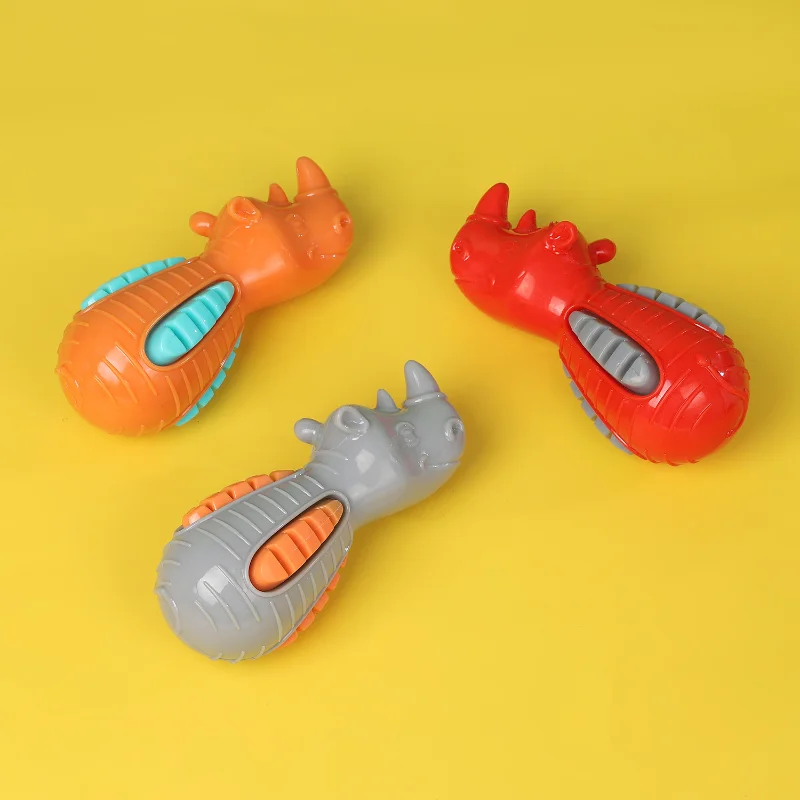 

Summer new swimming pool toys molar teeth cleaning rhino shape dog leisure toys dog pet toys