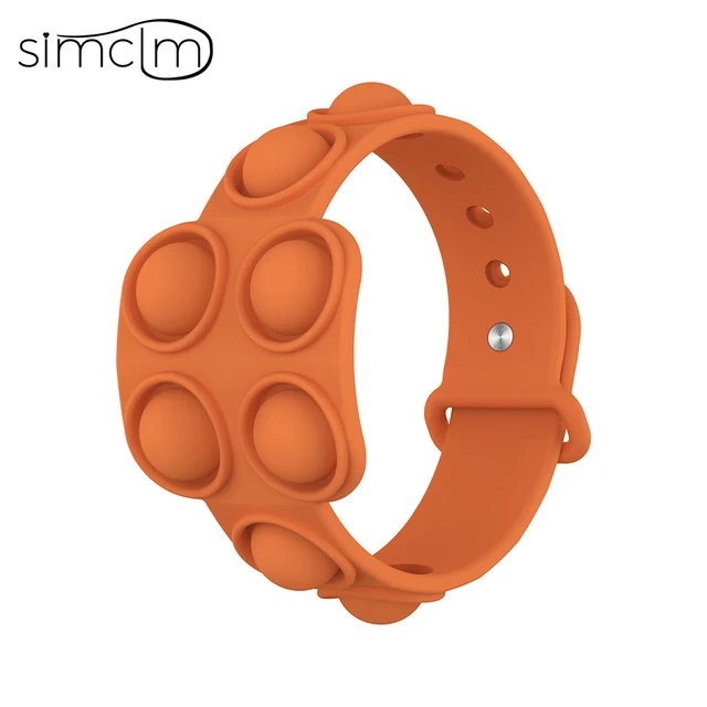 Mini Anime Push Keychain for Children Adult Sensory Trinkets Pop Bubble Among Us Key Ring Educational Cute Toy Anti-stress Funny GG