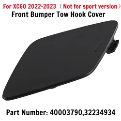 Unpainted Front Bumper Tow Hook Cover Cap for Volvo XC60 Accessories