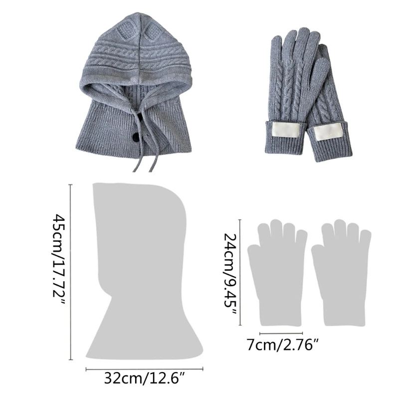 Рисунок 6 - Женская теплая вязаная шапка для ушей