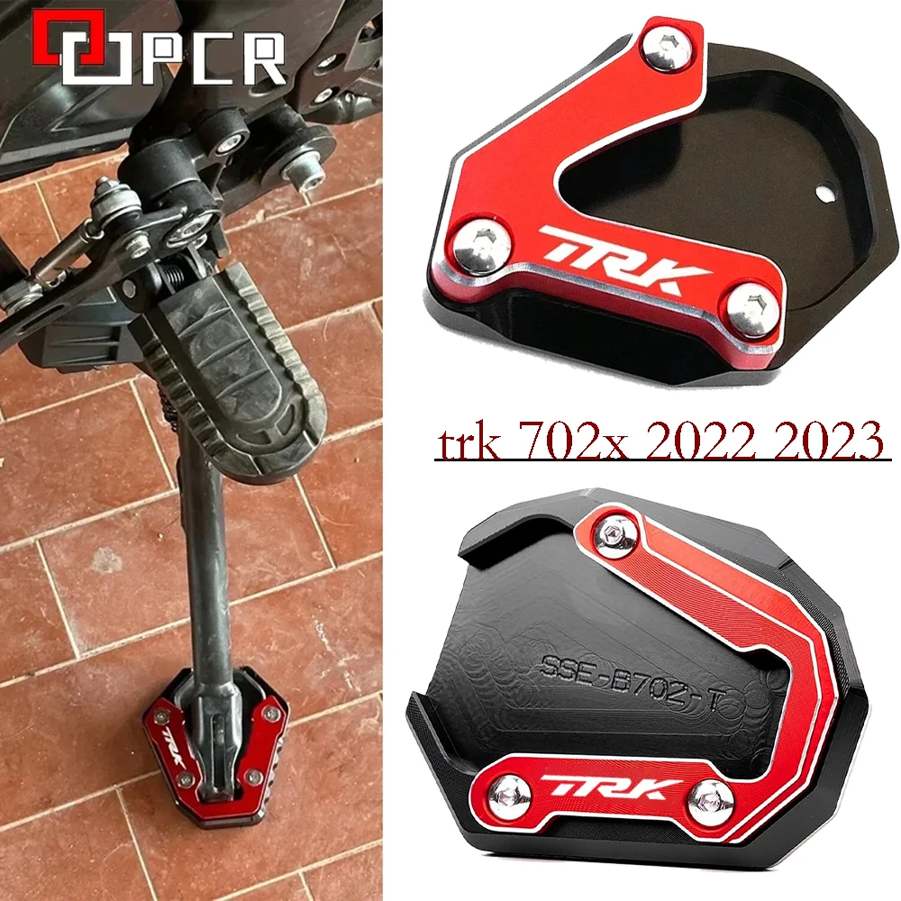 

Аксессуары для мотоциклов Benelli TRK702 TRK702X 2022 2023, боковая подставка, увеличитель ног, подставка, поддерживающая подставка, колпачки клапанов шин