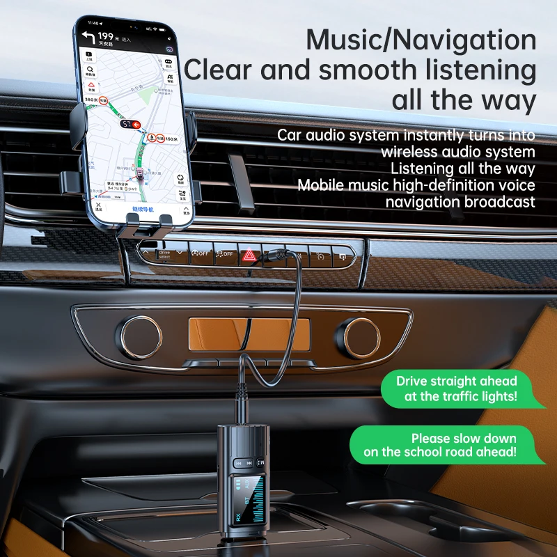 Bluetooth audio receiver transmitter for car TV speakers PC