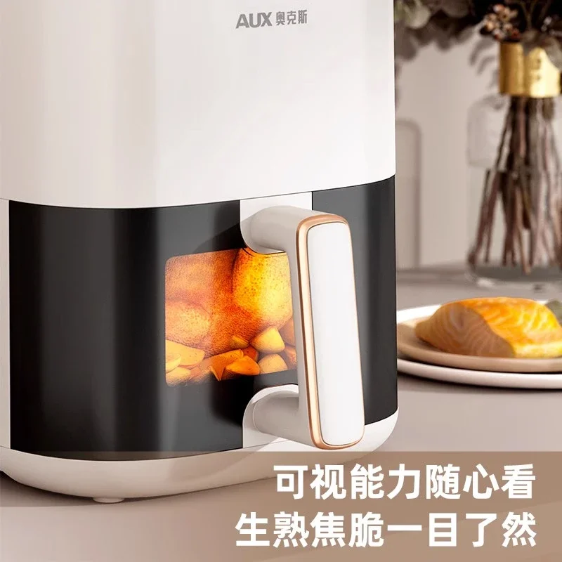 Household air fryer. Visual. Multifunctional all-in-one. New. Fully automatic. Oil-free. Smart. Stylish & practical. 5