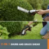 20V Power Share 4" Cordless Shear & 8" Shrubber Trimmer，Battery & Charger Included,WG801, Item Weight: 1.98 lbs,Battery Powered 3
