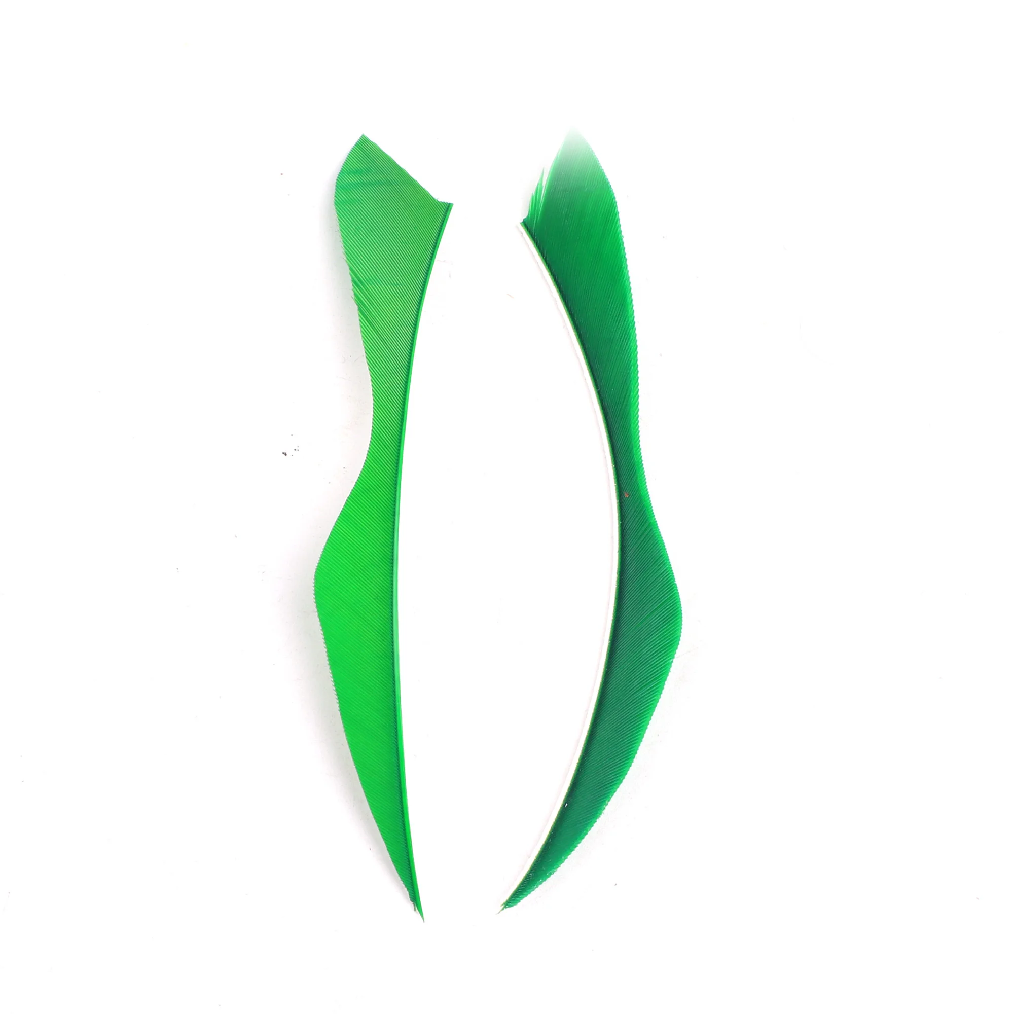 Description Picture 5 of itemACCMOS 50PC 5inch Turkey Feather Wavy Feather Archery Shaft Making Accessories Real Feathers Unique Shaped Feather Arrows