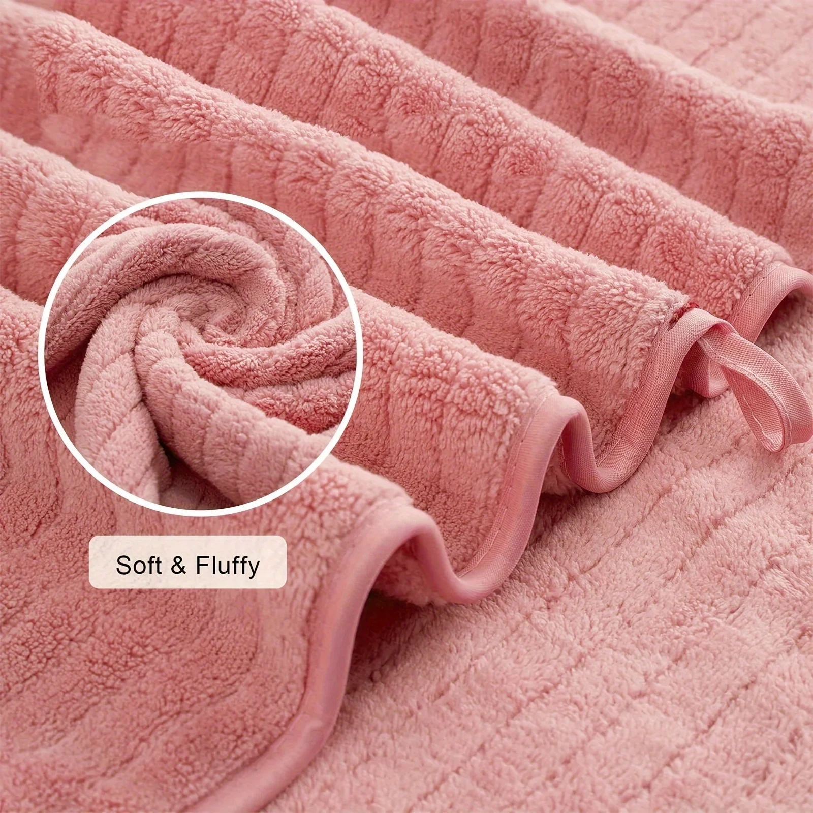 Gray Pink Blue Stripe Bath Towels Set Bath Towels 28in*55in & Hand 14in*30in Sheet Super Soft Breathable Bathro 8PCS bath towels