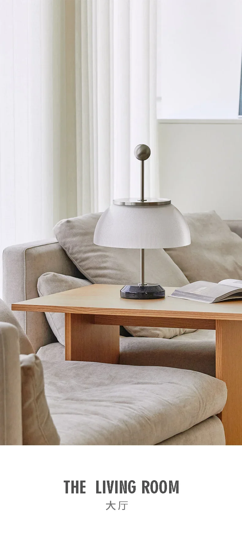 Description Picture 4 of itemItalian designer desk lamp living room bedroom bedside night light ins wind girl retro light luxury