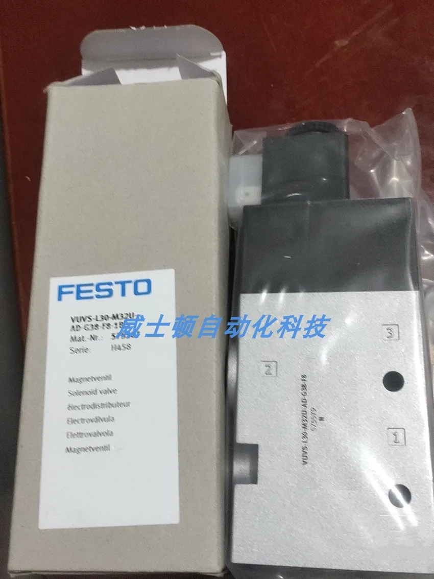 

FESTO Original Genuine Solenoid Valve VUVS-L30-M32U-AD-G38-F8-1B2 575587 In Stock