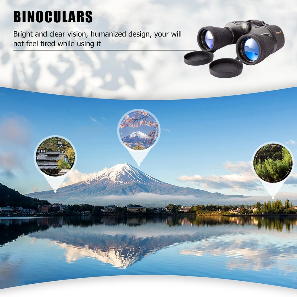 10x5 0 lornetka HD profesjonalny przenośny teleskop słabe oświetlenie noktowizor do wędrówek na kemping zewnętrzny ptak oglądania podróży 2 10x5 0 lornetka HD profesjonalny przenośny teleskop słabe oświetlenie noktowizor do wędrówek na kemping zewnętrzny ptak oglądania podróży - Image 2