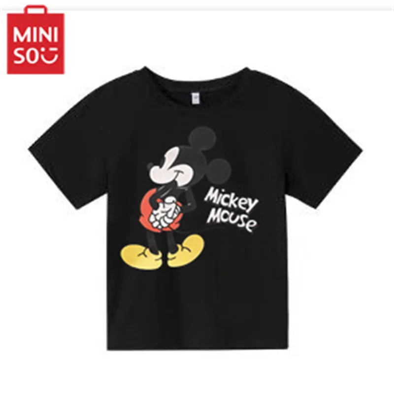 

New 0-6 years old Mickey Boy clothing T-shirt Summer printed mouse cartoon T-shirt pullover round neck casual fashion children's