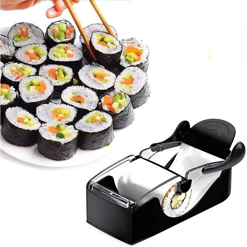 Sushi Roll Maker Easy Rice Ball Mold Antiaderente Perfect Rolling Tool Fai Da Te Sushi Making Machine Forniture Da Cucina Strumenti Roller