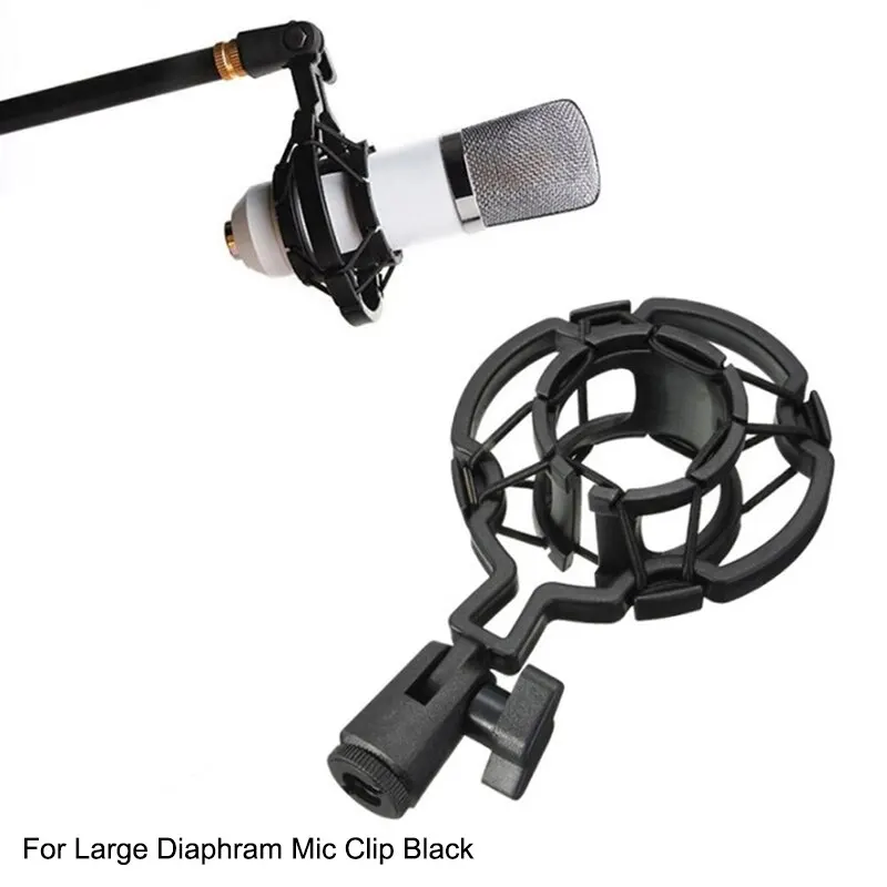 Metal Microphone Shock Mount Locking Knob Reduce Noise Broadcast Clip Studio Recording Mic Holder Spider Condenser microphone shock mount,microphone mount clamp