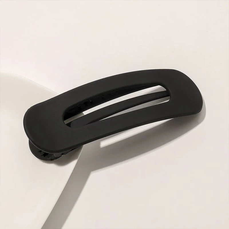 Koreanische Matt Große Haar Clips Für Frauen Mädchen Haar Zubehör Mode Farbe Solide Acryl Haarnadeln Gezahnt Nicht-slip BB haarspange – Detail 11