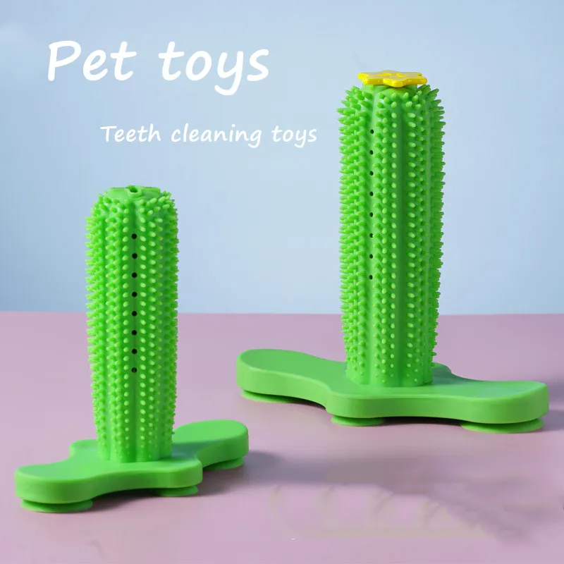 Health Safety Kong Dog Toys for Small Dogs Yorkshire Terrier Tooth Cleaning Toothbrush Rubber Puppy Suction Cup Chew Toy | Дом и сад
