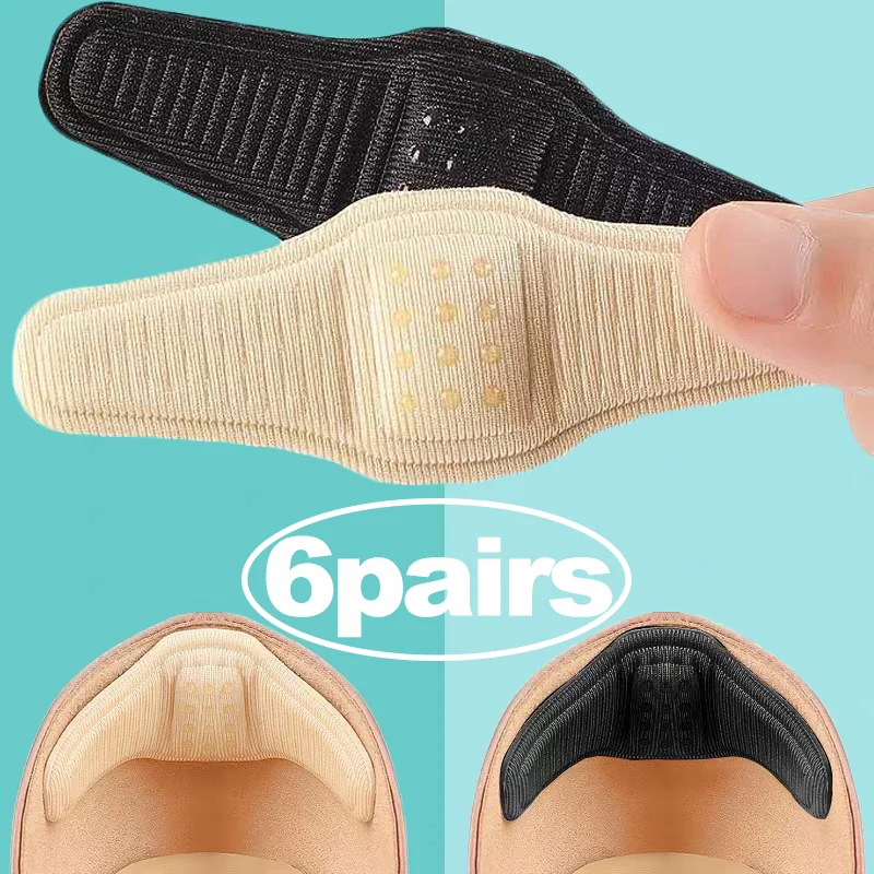 Thin & Thick Cotton Sponge Heel Stickers for Women Summer High Heels Adjustable Size Shoe Inserts Heel Protection Sticker Insole