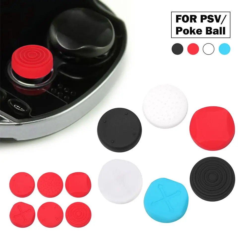 6 Pz/Set Giochi Thumbstick Grip Cap Joystick Analog 360 Cover Protettiva Per Sony Playstation Psvita Ps Vita Psv 1000/2000 Slim