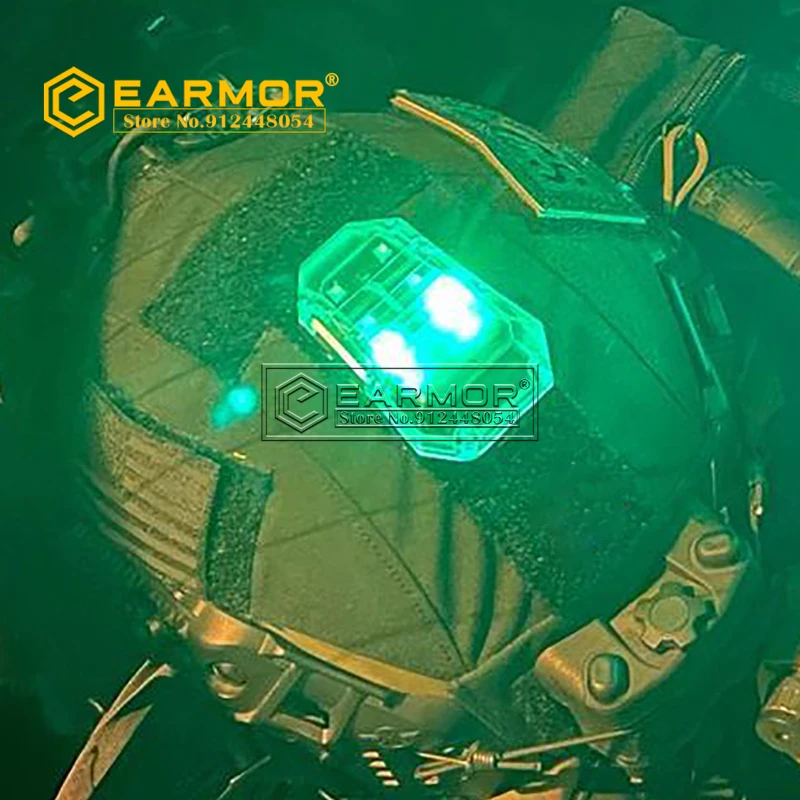 OPSMEN Survival Flash Light Multi-function Explosion Flash Light Working Distress Marker Functional Strobe IR