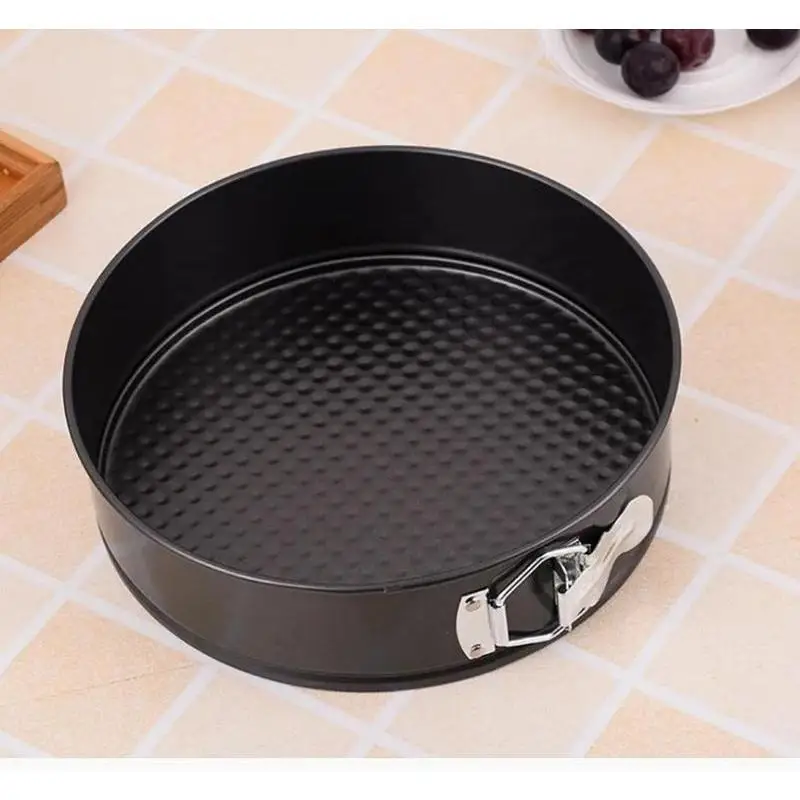 3Pcs Round Square Heart-shaped Cake Baking Tray Detachable Mold For The Bottom Cake Embryo Kitchen Non Stick Cake Baking Tray