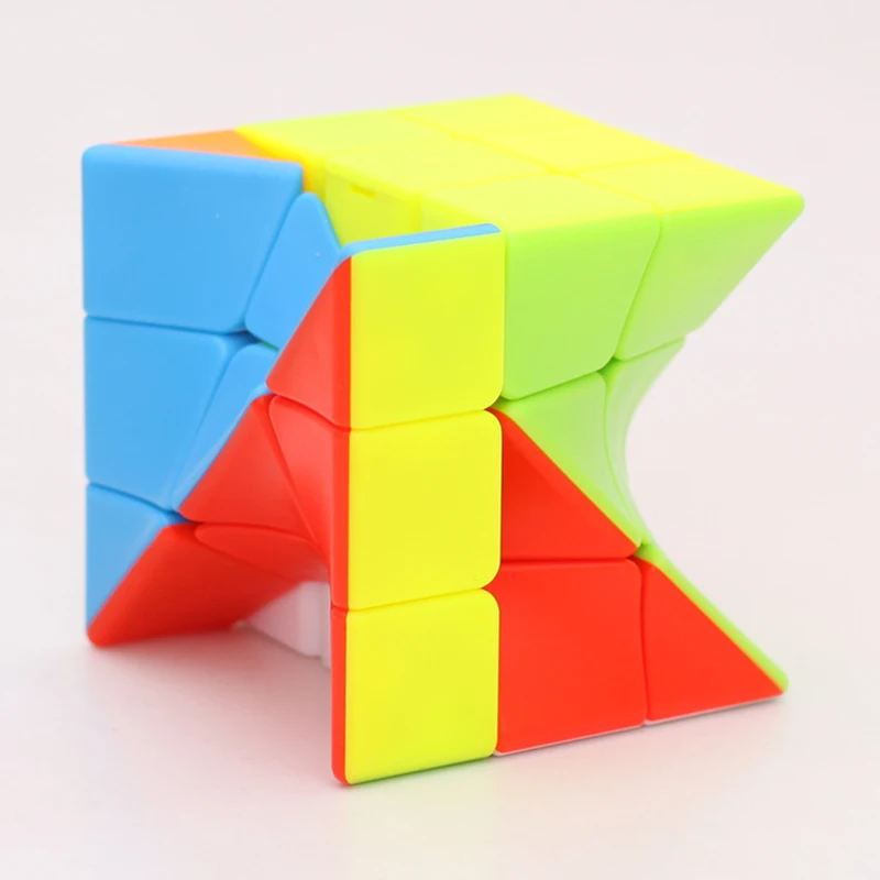 ZCUBE Magic Speed Cube cubi Puzzle intrecciati colorati cubo educativo giocattolo di intelligenza di sviluppo professionale per bambini