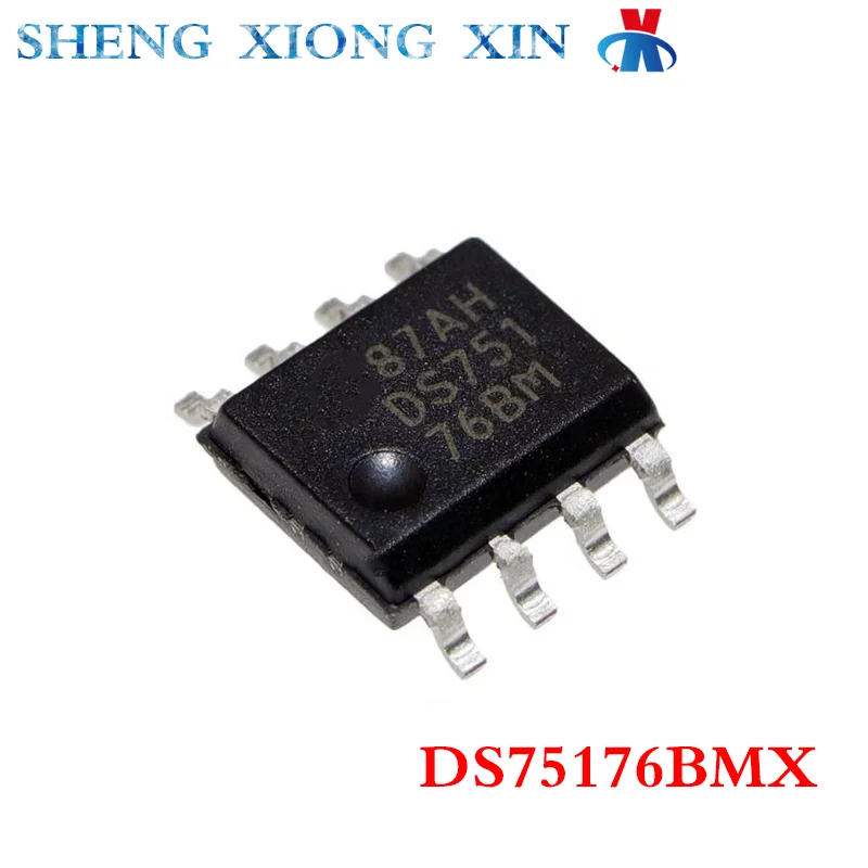 

10pcs/Lot DS75176BMX SOP-8 Transceiver DS75176BM DS75176 75176 Integrated Circuit