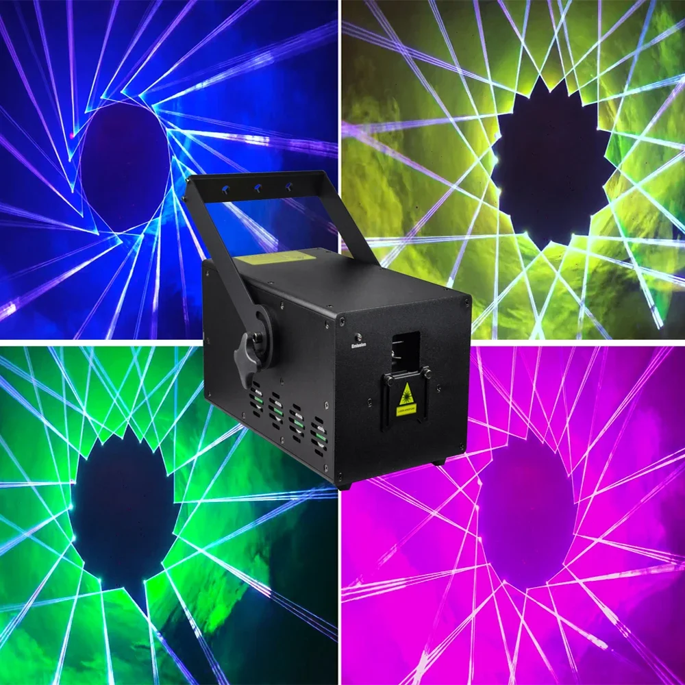 10W 40Kpps Disco Stage Laserscan Ray Bruiloft Dj Professionele Sterke Straal Apparaat Nachtclub Feest 3d Animatie Pojector