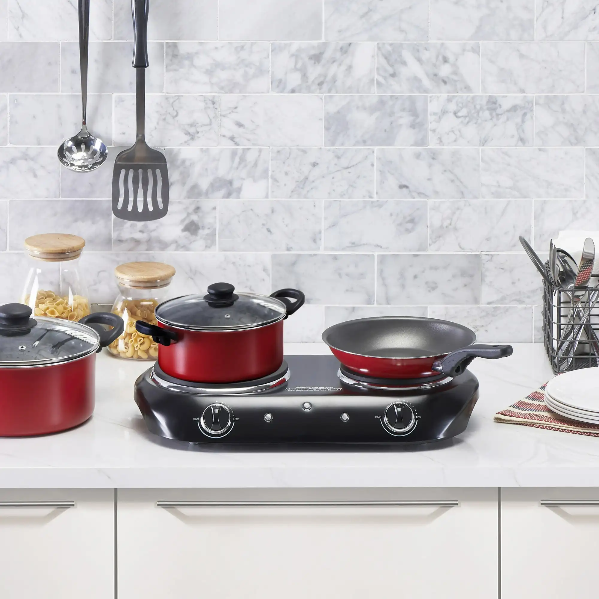 Mainstays 1800 Watt Double Burner Electric Cooktop