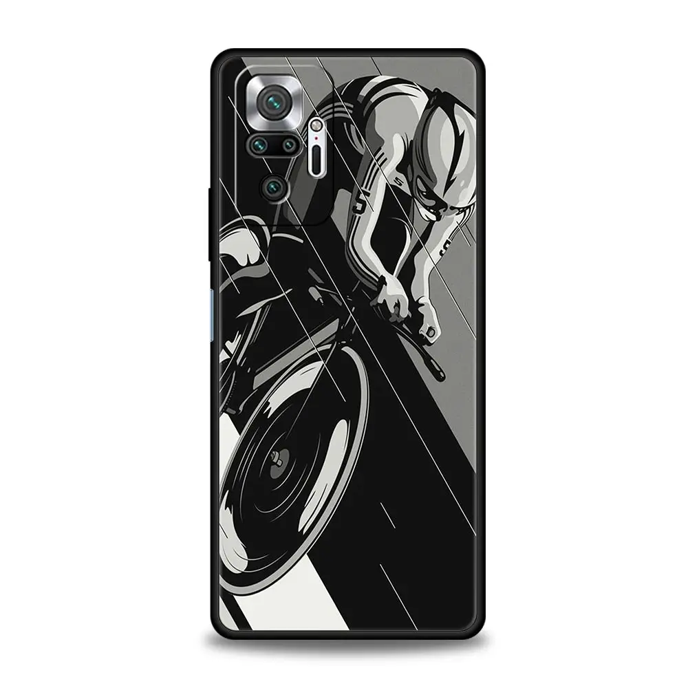 Mountain Bike Art Soft Phone Case