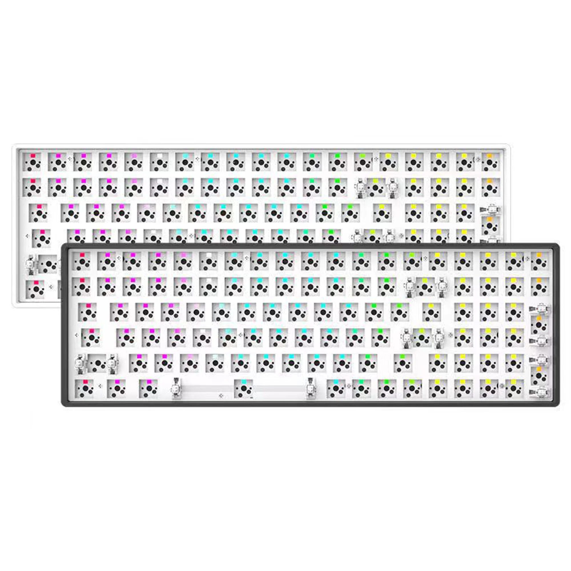 バックライト付きメカニカルキーボードキット100,マジック,Bluetooth,ゲーム用,flポート,claviers dk100,トレンディ,96