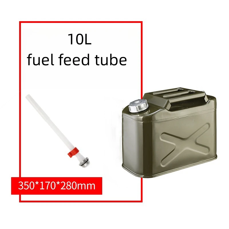 Car gasoline barrel diesel fuel tank car spare fuel tank 10 liters 20 liters thickened tin bucket