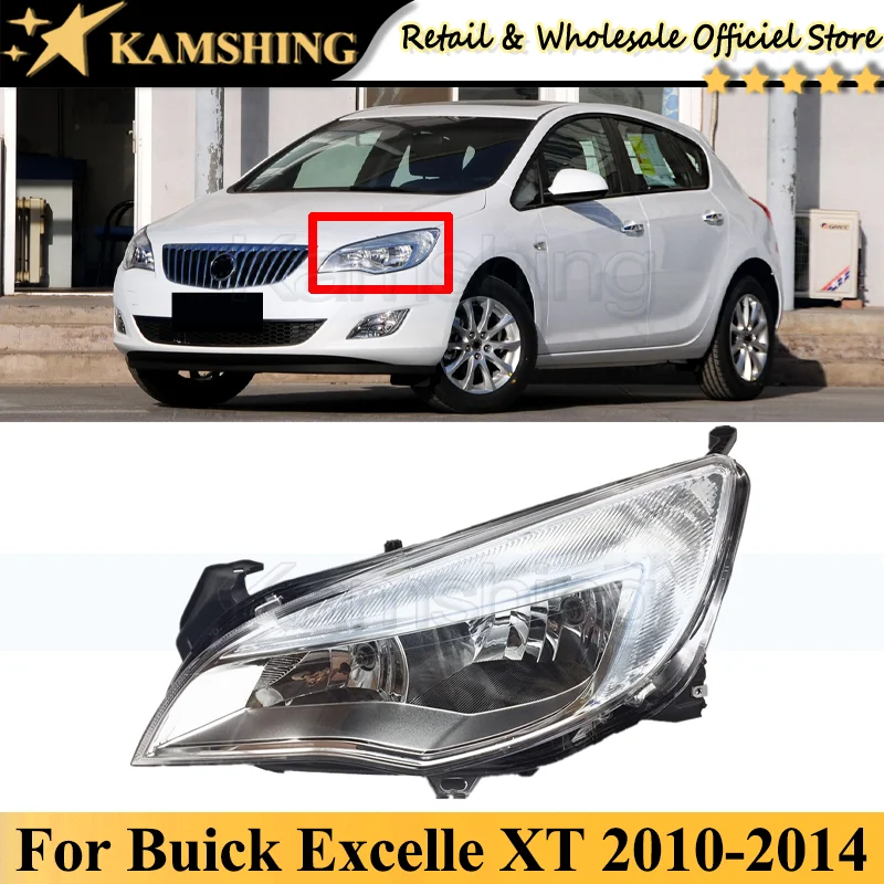 

Kamshing For Buick Excelle XT 2010 2011 2012 2013 2014 headlight Front bumper head light lamp head lamp light headlamp
