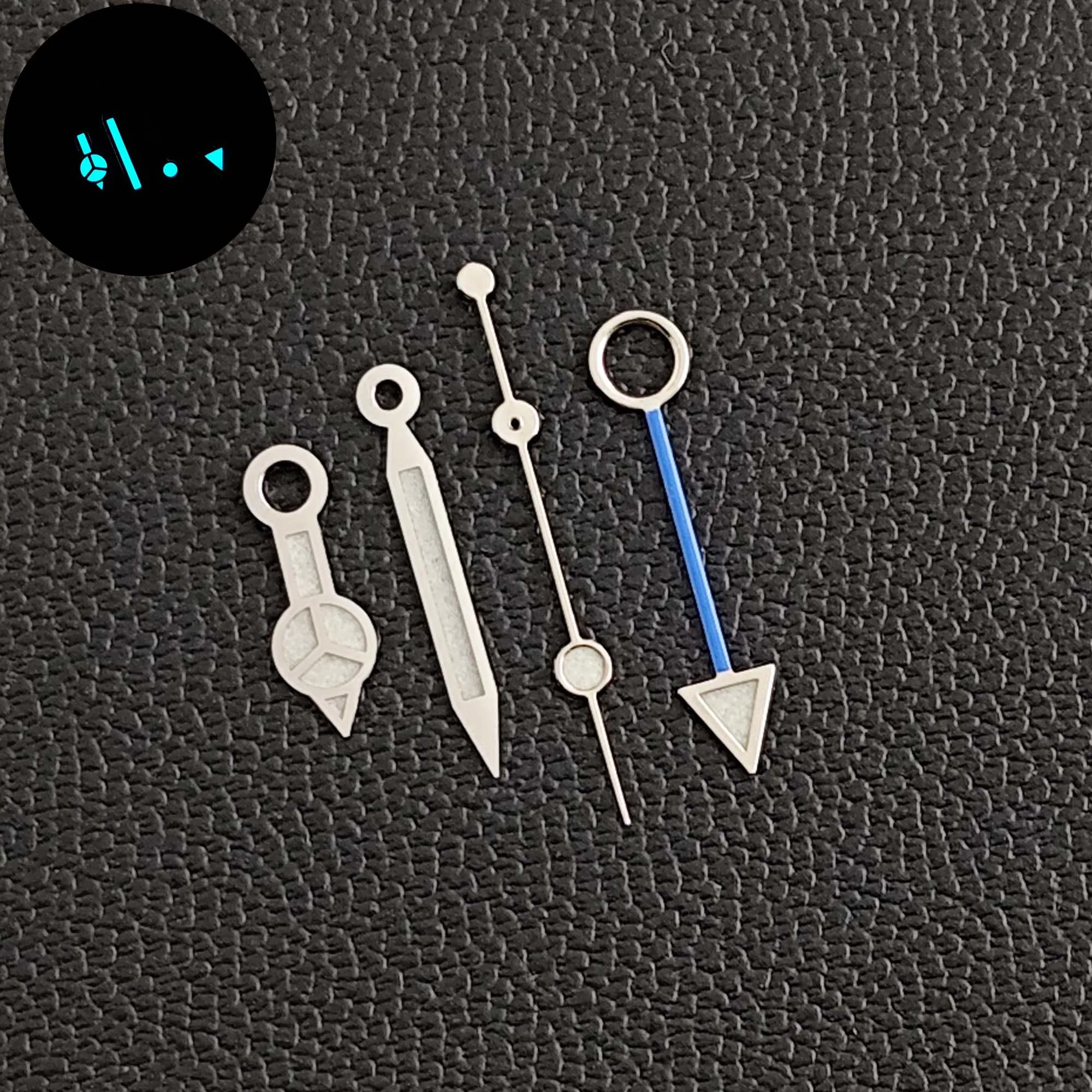 Blue green lumens suitable for NH34 GMT watch pointer set NH34 automatic movement watch pointer replacement accessories