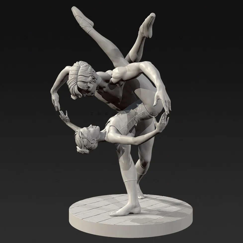 남자의 키 55mm 75mm 95mm 레진 모델 키트 자체 조립 및 채색(3D 프린팅) TD-7705/3D