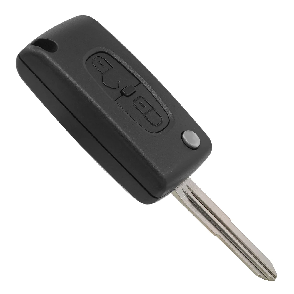 Car Key Case Remote Key Shell Replacement Flip Case For Peugeot 4007 ET 4008 Citroen C-Crosser C4 Aircross 2 B