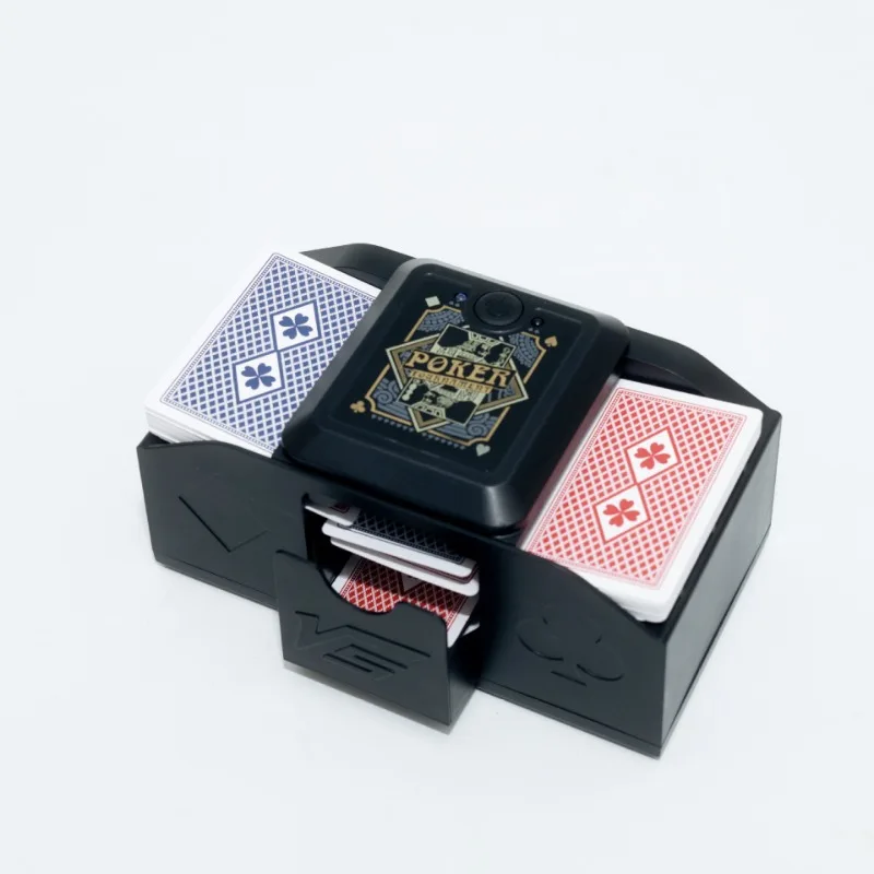 Durable Plastic Poker & Card Mixer Automatic Card Shuffler for Family Game Board Game